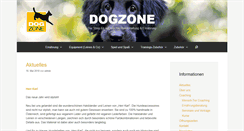 Desktop Screenshot of dogzone.at