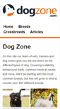 Mobile Screenshot of dogzone.com